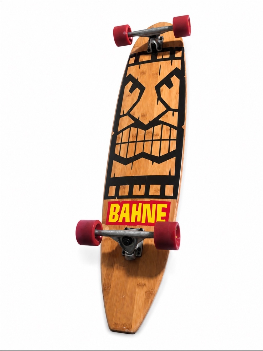 Vintage Bahne 45” Bamboo Longboard Skateboard Complete ORIGINAL never used